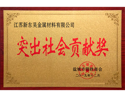 突出社會(huì)貢獻(xiàn)獎(jiǎng)
